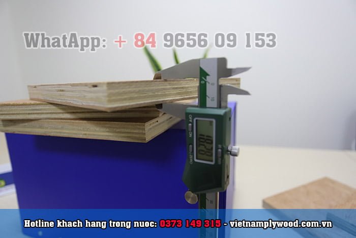 Gỗ ván ép mặt đỏ AB dày 10mm