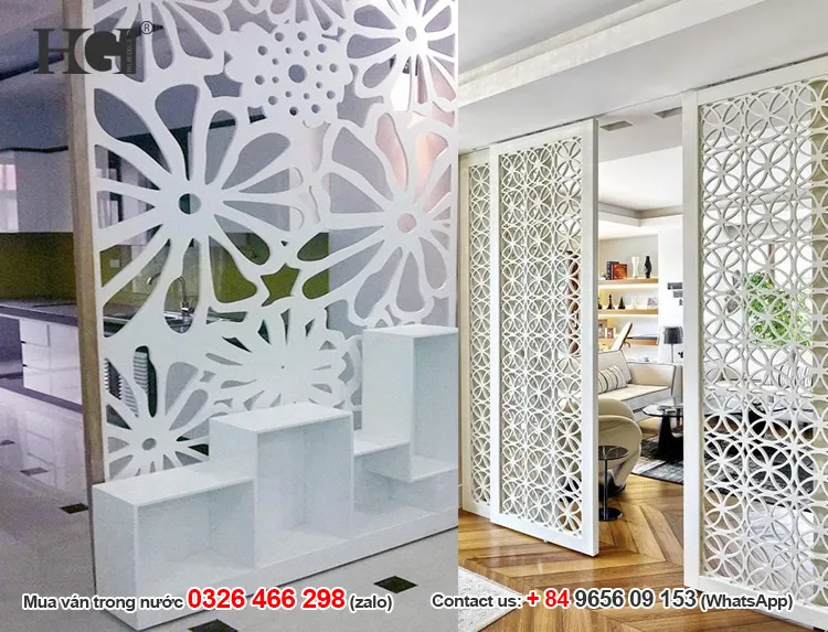 tấm formex làm vách ngăn