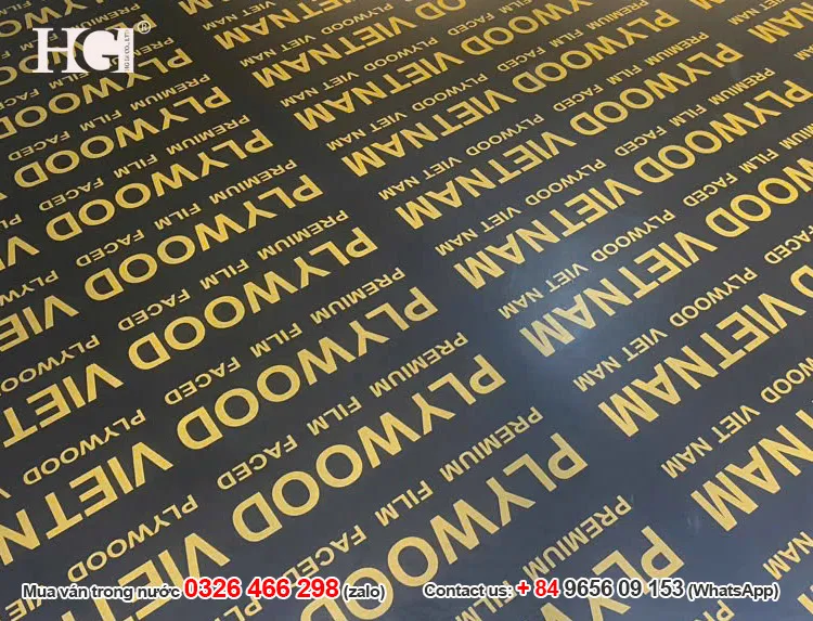 ván ép phủ phim logo vietnam plywood