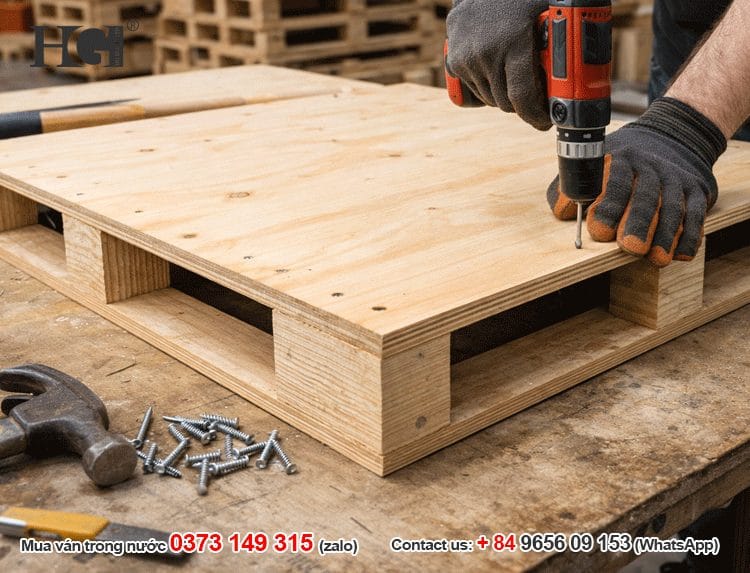 Hướng dẫn sửa chữa pallet ván ép
