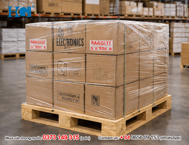Pallet ván ép cho ngành điện tử