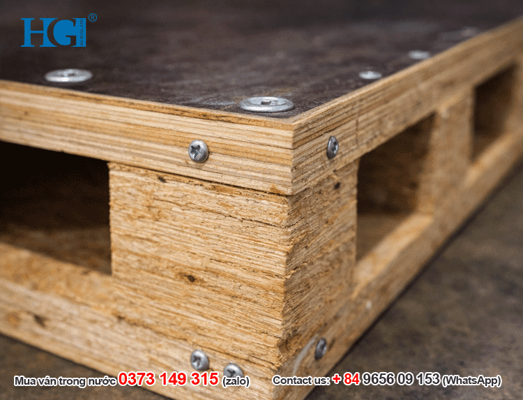 Cấu trúc block pallet ván ép