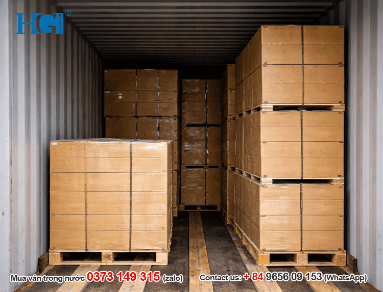 Ván ép bao bì làm tấm chèn hàng