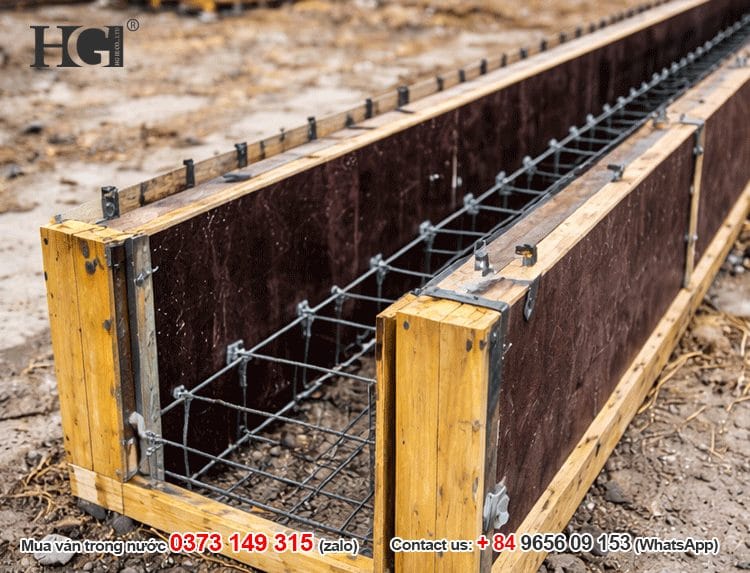 Ván ép đổ bê tông