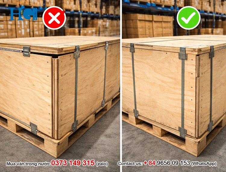 ván ép bao bì đóng thùng hàng